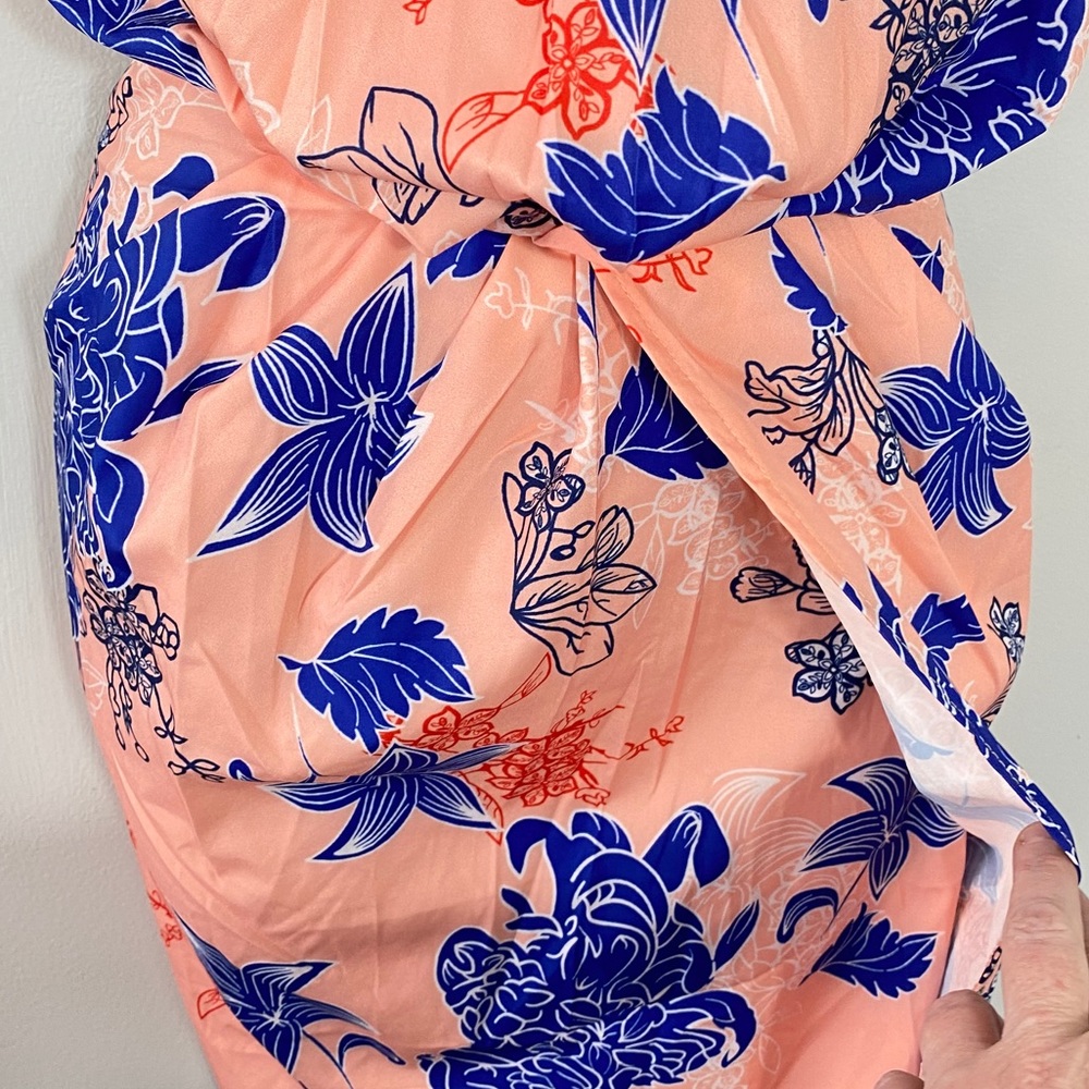 Boutique Womens dress halter Brand-new Summer boutique floral pastel Medium - Picture 3 of 4